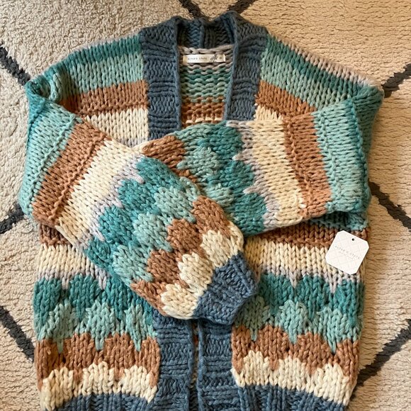 Altar'd State chunky multicolor cardigan XS - Picture 5 of 5
